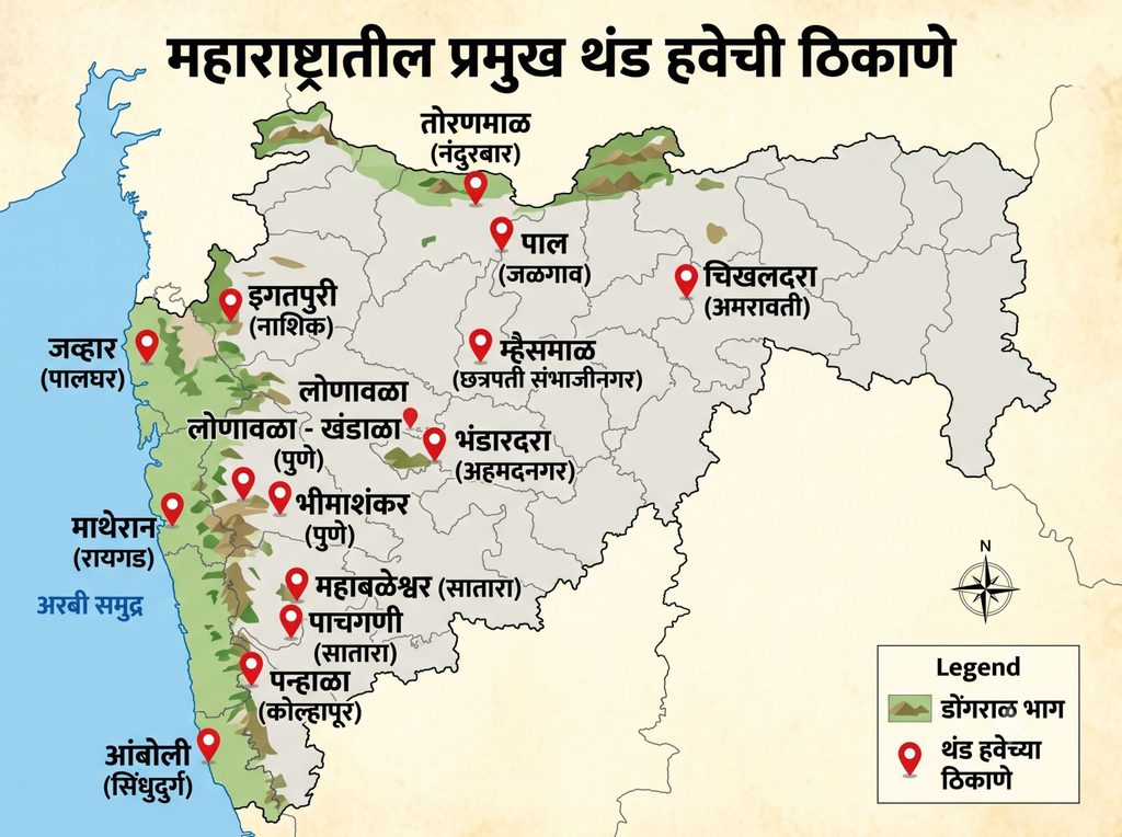 महाराष्ट्रातील थंड हवेची ठिकाणे